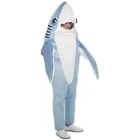 MOM Shark Costume Bleu M-L Enfants