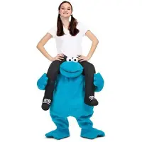 MOM Ride-on Cookie Monster Costume Bleu Enfants