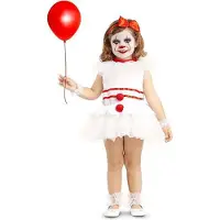 MOM Terrifying Clown Baby Costume Beige 12-24 Months Enfants