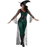 MOM Coven Witch Costume Vert L Enfants