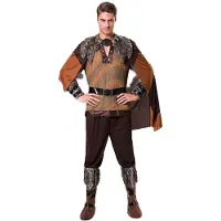 MOM Nordic Viking Costume Marron M-L Enfants