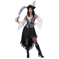 MOM High Seas Man Costume Noir L Enfants