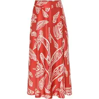 TATUUM Jupe 'Sati' crème / rouge clair