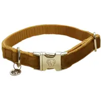 Kentucky Velvet Dog Collar Marron 36-52 cm