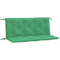 vidaXL Coussins de banc de jardin 2 pcs. Vert 120x50x7 cm Tissu Oxford
