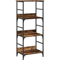 vidaXL Bibliothèque vieux bois 50x33x117,5 cm bois d'ingénierie