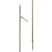 Picasso Platinum Stainless Steel Pinos 7 Mm Single Flopper Spearshaft Argenté 115 cm
