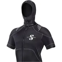 SCUBAPRO Hybrid 6 Mm Short Sleeve Shorty Noir 3XL Homme