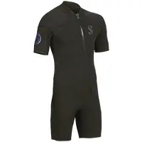 SCUBAPRO Oneflex F-zip Man 2.5 Mm Short Sleeve Shorty Noir XL Homme