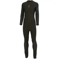 SCUBAPRO Oneflex Steamer B-zip Woman 5 Mm Diving Wetsuit Noir XS Femme