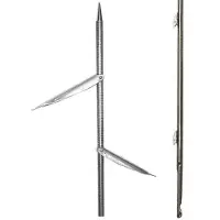 Picasso Platinum Ultra Safe America 7 Mm Double Flopper Spearshaft Gris 210 cm