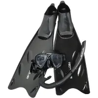 Tecnomar Smart Snorkeling Set Noir EU 43-44