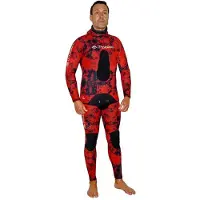 Picasso Camo Blood 1.5 Mm Spearfishing Wetsuit Rouge,Noir L Homme