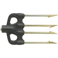 Salvimar 4 Light Prongs Trident Noir