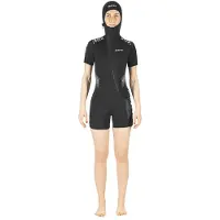 Mares Flexa Core 4/3 Mm Short Sleeve Shorty Noir 5 Femme