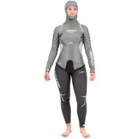Cressi Free 3.5 Mm Woman Freediving Wetsuit Gris S Femme