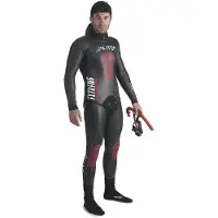 Spetton Extreme 5 Mm Smoothskin & Metallite Spearfishing Wetsuit Noir L Homme