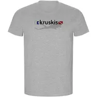 Kruskis Diver Flags Eco Short Sleeve T-shirt Gris XL Homme