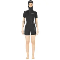 Mares Flexa Core 4/3 Mm Short Sleeve Shorty Noir 4 Femme