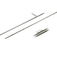 Picasso Platinum Sandvik America Shark Fins 7.5 Mm Single Flopper Spearshaft Marron 190 cm