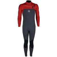 Aqua Lung Xscape Cz 4/3/2 Mm Diving Wetsuit Rouge M Homme