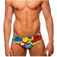 Turbo Pop Swimming Brief Multicolore XL Homme