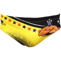 Turbo Luchadores Swimming Brief Jaune XL Homme