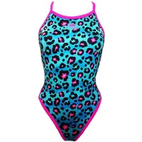 Turbo Animal Swimsuit Bleu 3XL Femme