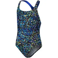 Speedo Printed Medalist Swimsuit Multicolore 5-6 Years Fille