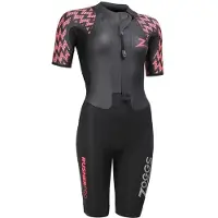 Zoggs Rusher Pro Woman Short Sleeve Shorty Noir XSLO Femme