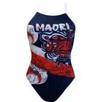 Turbo Maori Flag Swimsuit Rouge,Bleu 4XL Femme