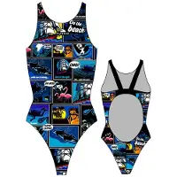 Turbo New Comic Pro Resist Swimsuit Multicolore L Femme