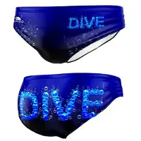Turbo Bubble Dive Swimming Brief Bleu 3XL Homme