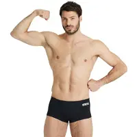 Arena Team Low Waist Solid Swimming Boxer Noir FR 70 Homme
