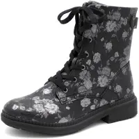 Jana Bottes à lacets noires , modèle décontracté