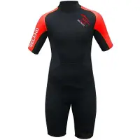 Seland Ari Neoprene 2.5 Mm Junior Short Sleeve Shorty Noir 8 Years Garçon