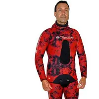 Picasso Camo Blood 5 Mm Spearfishing Jacket Rouge,Noir 2XL Homme