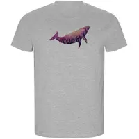 Kruskis Whale Eco Short Sleeve T-shirt Gris XL Homme