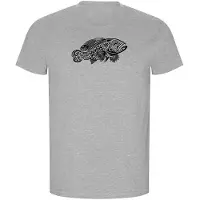Kruskis Grouper Tribal Eco Short Sleeve T-shirt Gris 2XL Homme