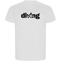 Kruskis Word Diving Eco Short Sleeve T-shirt Blanc 3XL Homme