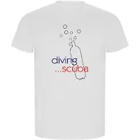 Kruskis Dive Diving Scuba Eco Short Sleeve T-shirt Blanc 2XL Homme