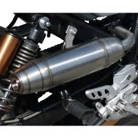 Gpr Exhaust Systems Deeptone Inox Fb Mondial Hps 125 16-17 Euro 4 03/2018 Homologated Slip On Muffler Argenté Homologated