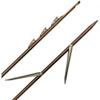 Salvimar Inox 17-4ph Pacific 7.5 Mm Double Flopper Spearshaft Doré 1800 mm