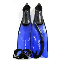 Tecnomar Smart Snorkeling Set Bleu EU 43-44