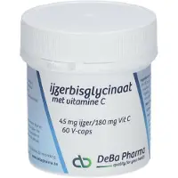Deba Pharma Bisglycinate de Fer avec Vitamine C 60 pc(s) Capsule(S)