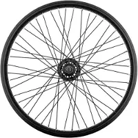 Mvtek 20´´ X 1.90 Bmx Tubeless Pin 10mm Hub On Spheres Nut Front Wheel Argenté 9 x 100 mm