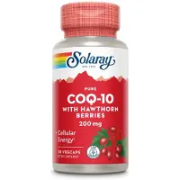 Solaray Pure Coq10 200mg Antioxidant Capsules 30 Units Clair