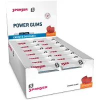 Sponser Sport Food Power Gums Energy Gummies Box Fruit Mix 75g 20 Units Clair