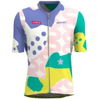 Santini Km Cero Madrid La Vuelta Official Short Sleeve Jersey Multicolore 2XS Homme