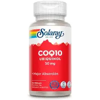 Solaray Ubiquinol Coq-10 Oil 50mg 30 Units Rouge,Blanc